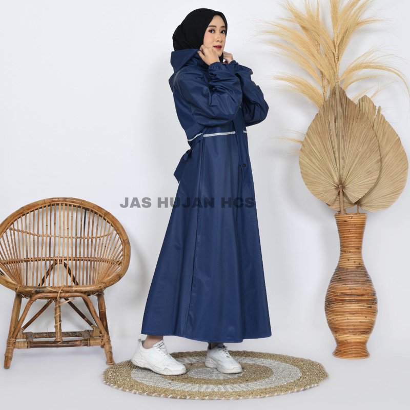 HCS GAMIS JAS HUJAN, RAINCOAT Wanita Terbaik By HCS Anti Rembes Mocca-5