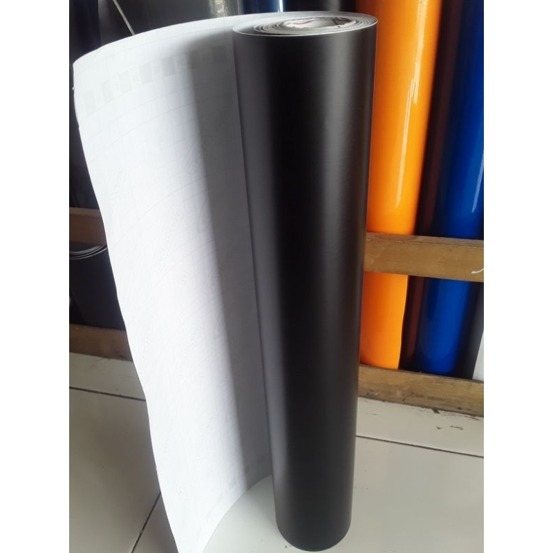 Skotlet hitam doff harga permeter stiker skotlet body motor