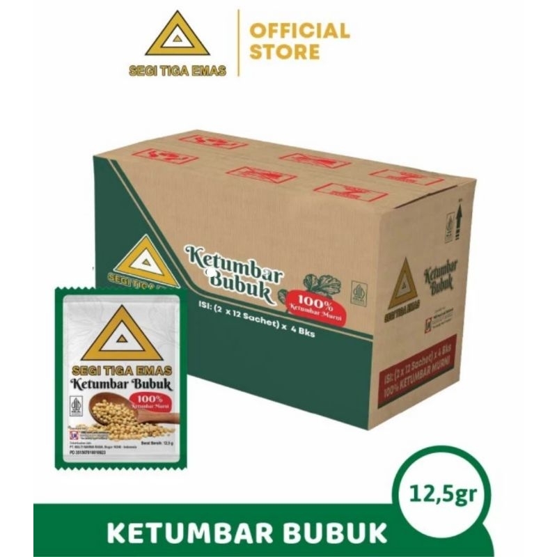 

1 Dus katumbar/ketumbar Segitiga Emas sac 96 bks