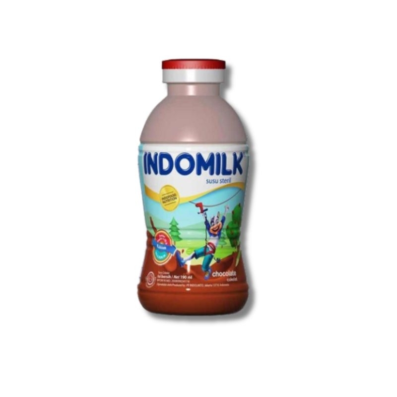 

Susu Steril Indomilk Rasa Coklat 190ml