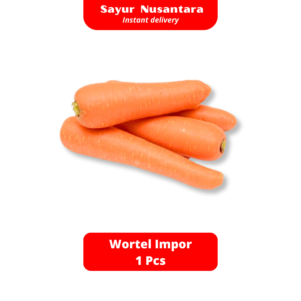 

Wortel Impor 1 Pcs 80-100gr - Sayur Nusantara