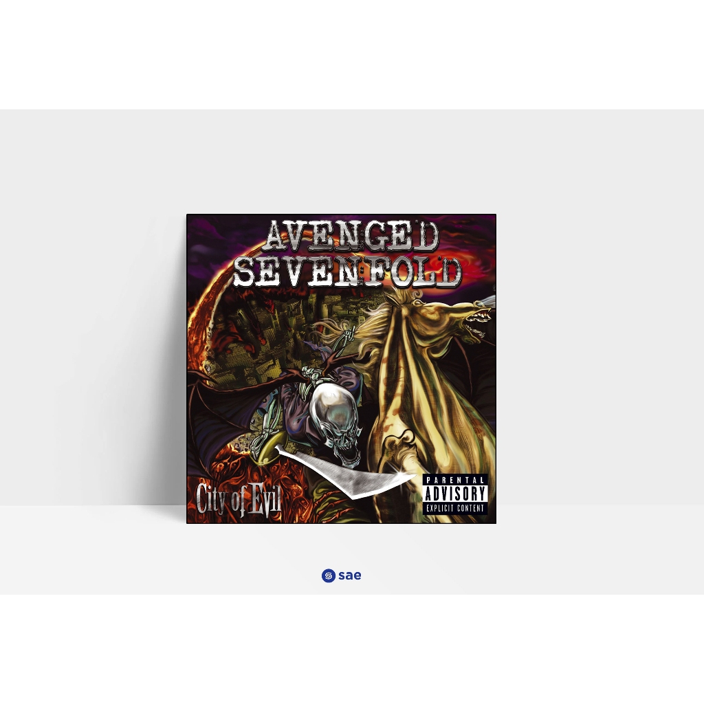 Music Board Album Cover Avenged Sevenfold City of Evil