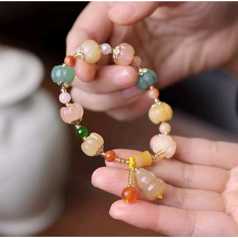 Gelang Giok Labu Import