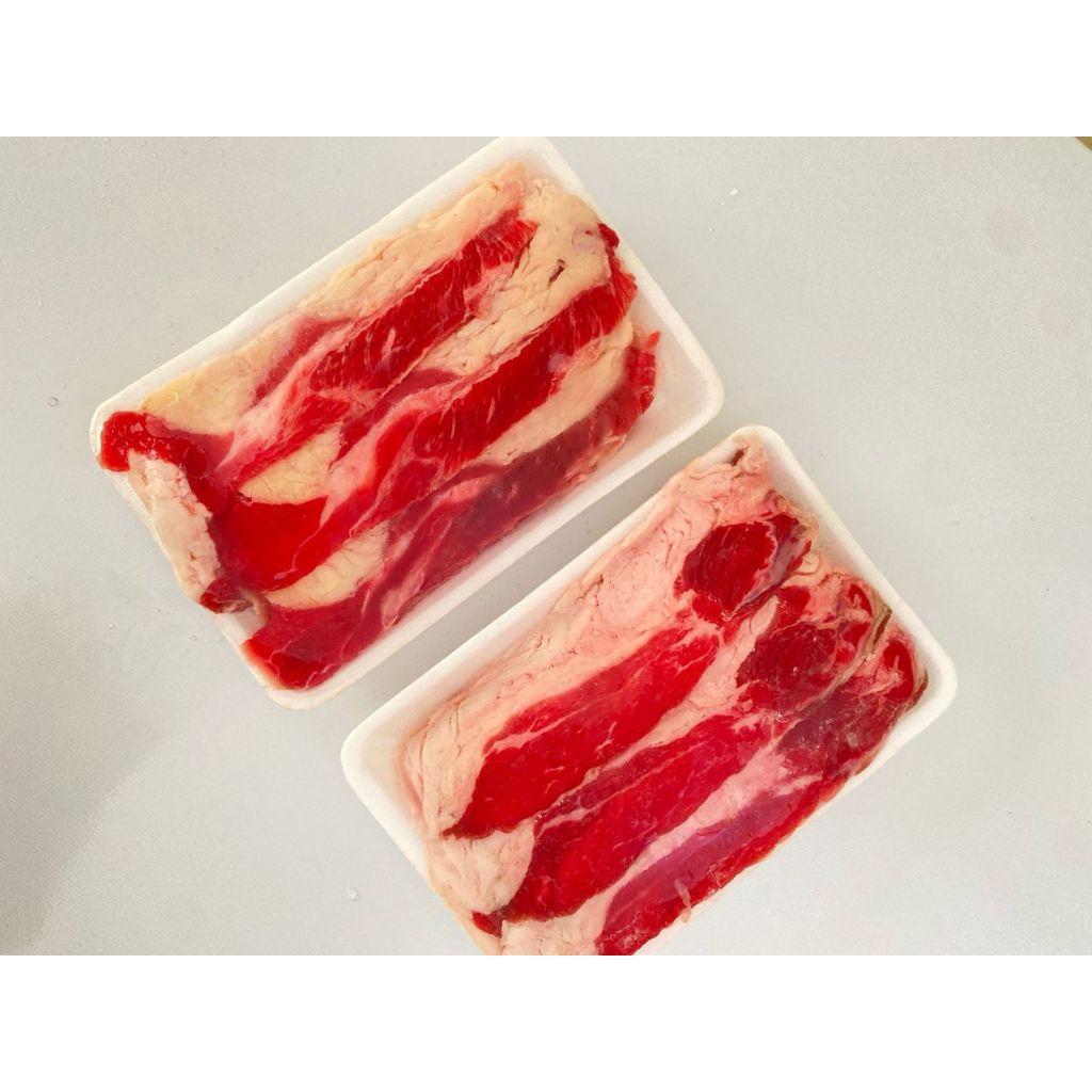 

AUS Shortplate Daging Sapi Beef Slice FRESH CUT ! 250gr
