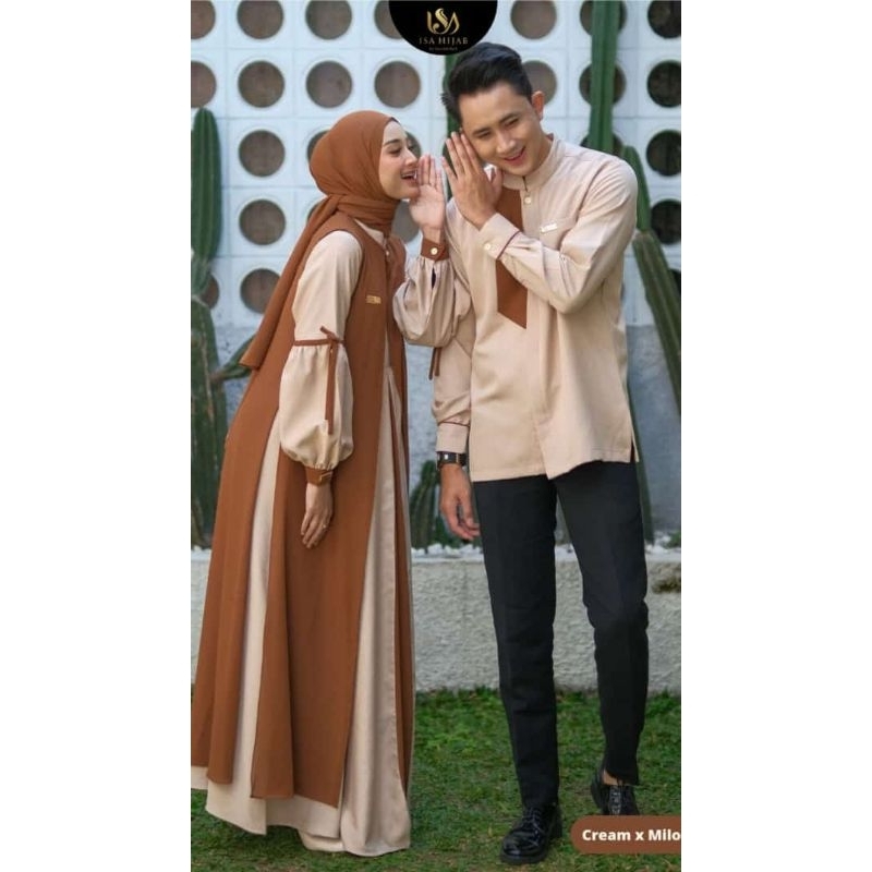 SOVANNA COUPLE SARIMBIT BY ISA HIJAB