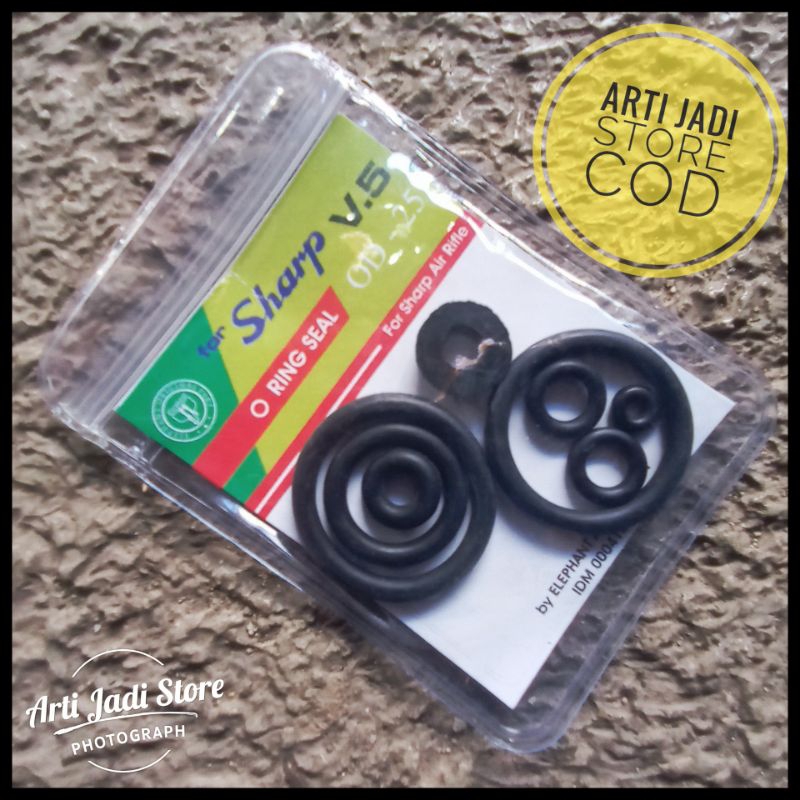 Seal Sil Oring Elephant V5 OD25 isi 8pcs