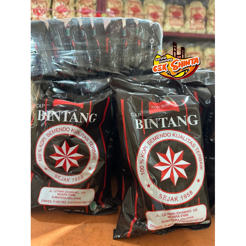 

KOPI CAP BINTANG 250gr ASLI SEMENDO MUARA ENIM