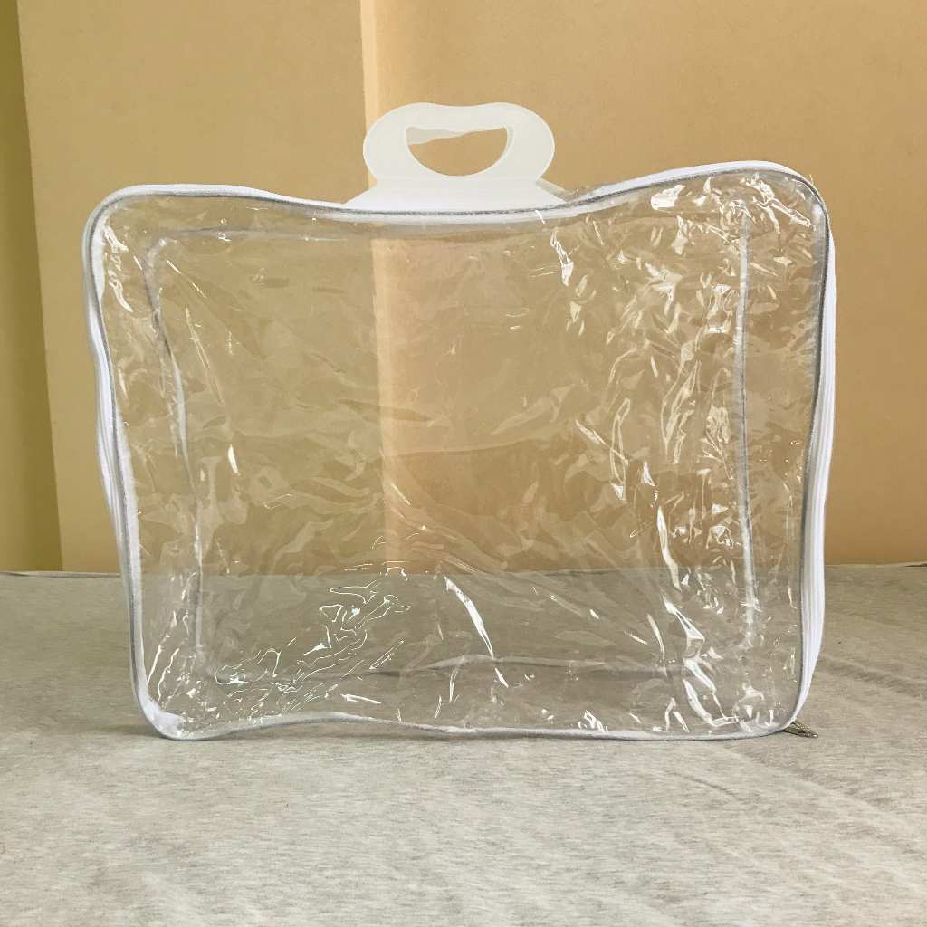 Tas Kantong Bedcover Mika Tebal Gagang Merak/Plastik