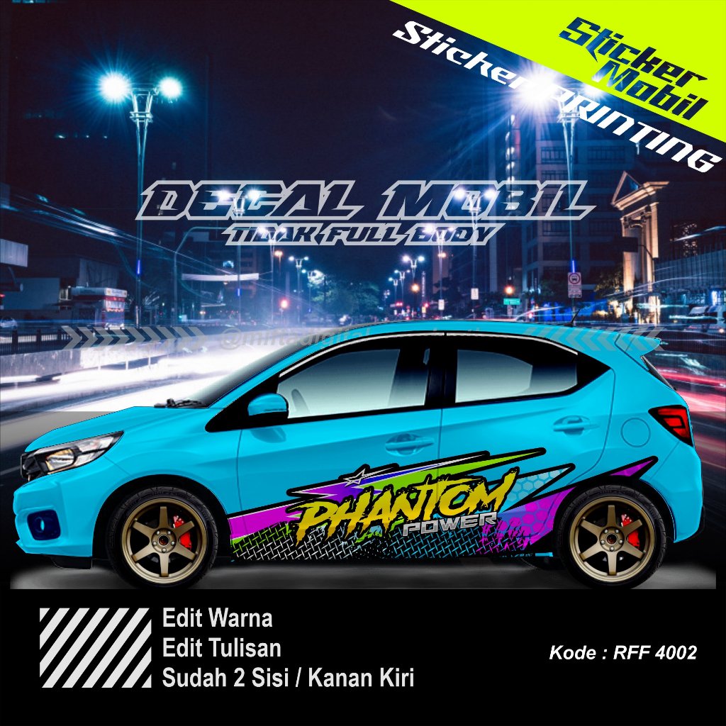 Stiker mobil ayla agya stiker mobil ayla terlaris