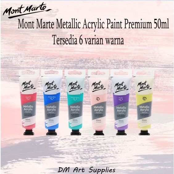 

Mont Marte Metallic Acrylic Paint Premium 50ml