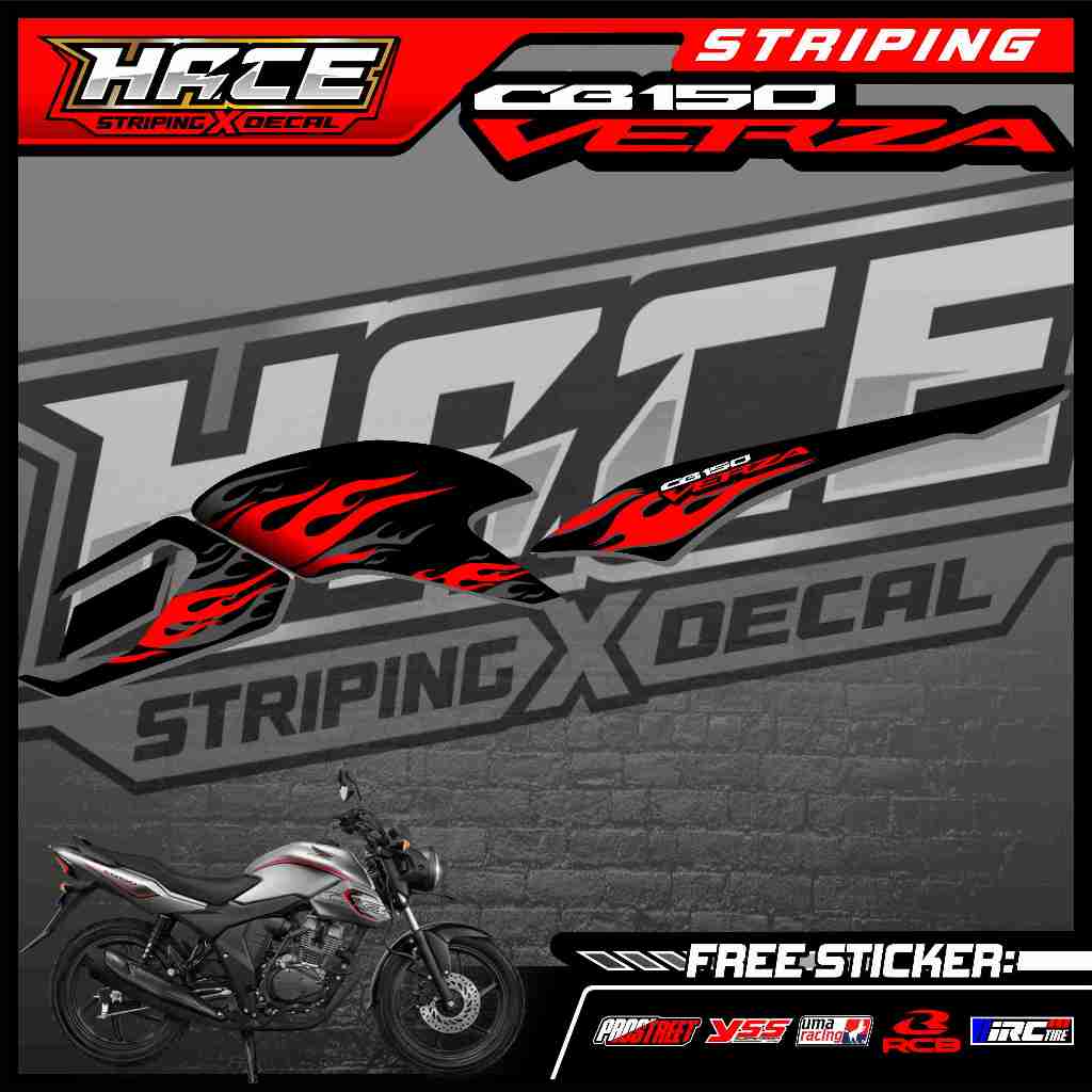 364 STRIPING STICKER CB 150  VERZA - STRIPING STICKER CB 150 VERZA PREMIUM GRAFIK