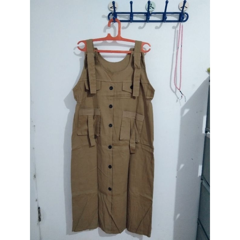 Overall Chinos/Overall Cargo/Overall Twill wanita kekinian