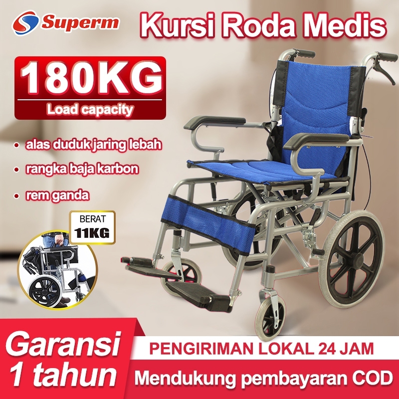 Kursi Roda Lipat Kursi Roda Berjalan Kursi Roda Standar Kursi Roda Aluminium Lipat