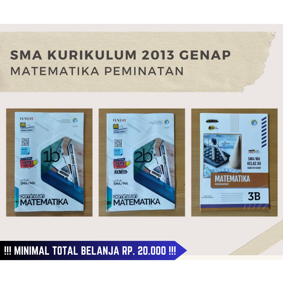 Buku LKS Matematika Peminatan (Tuntas Intens) - SMA MA Kelas 10 11 12 - Genap K13