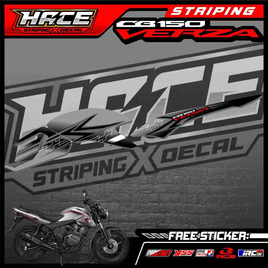 371 STRIPING STICKER CB 150 VERZA - STRIPING CB 150 VERZA PREMIUM GRAFIK