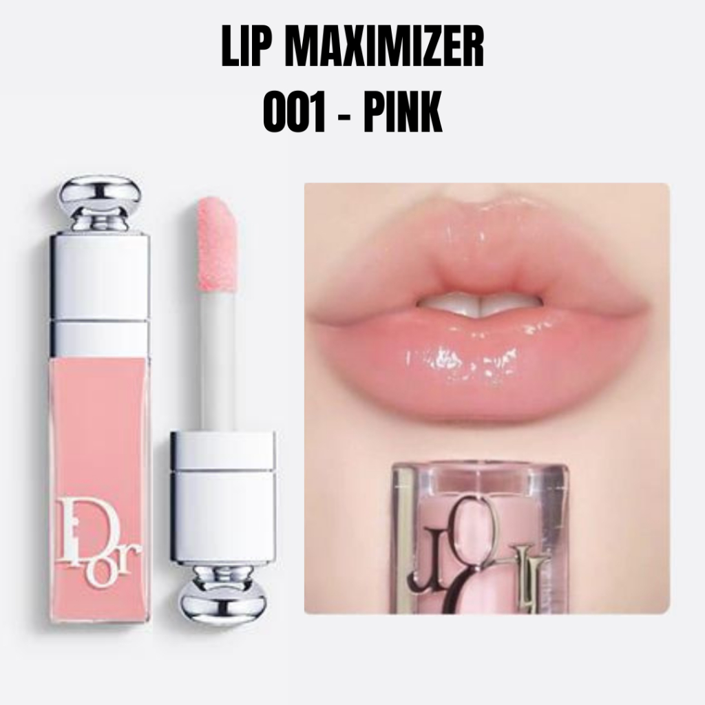 Dior Lip Maximizer Lip Gloss 001 Pink Mini Travel Size 2ml