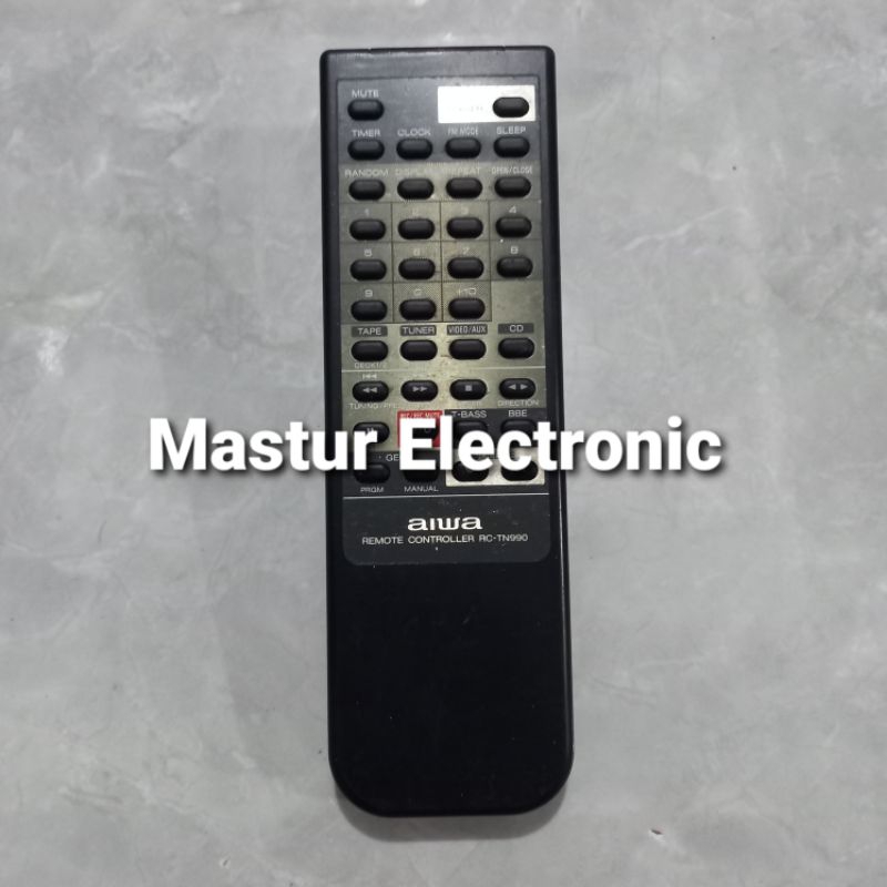 REMOTE REMOT DVD COMPO AIWA
RC-TN990 ORIGINAL ASLI