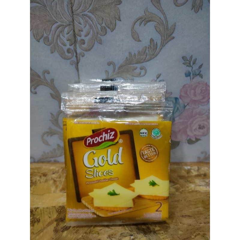 

Keju Prochiz Gold slices isi 2 x 8bungkus (renceng)