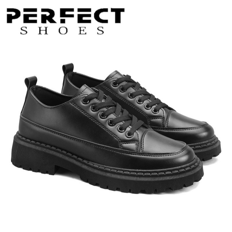 SEPATU DOCMART HITAM PRIA SEPATU FORMAL KERJA KANTOR PANTOFEL CASUAL