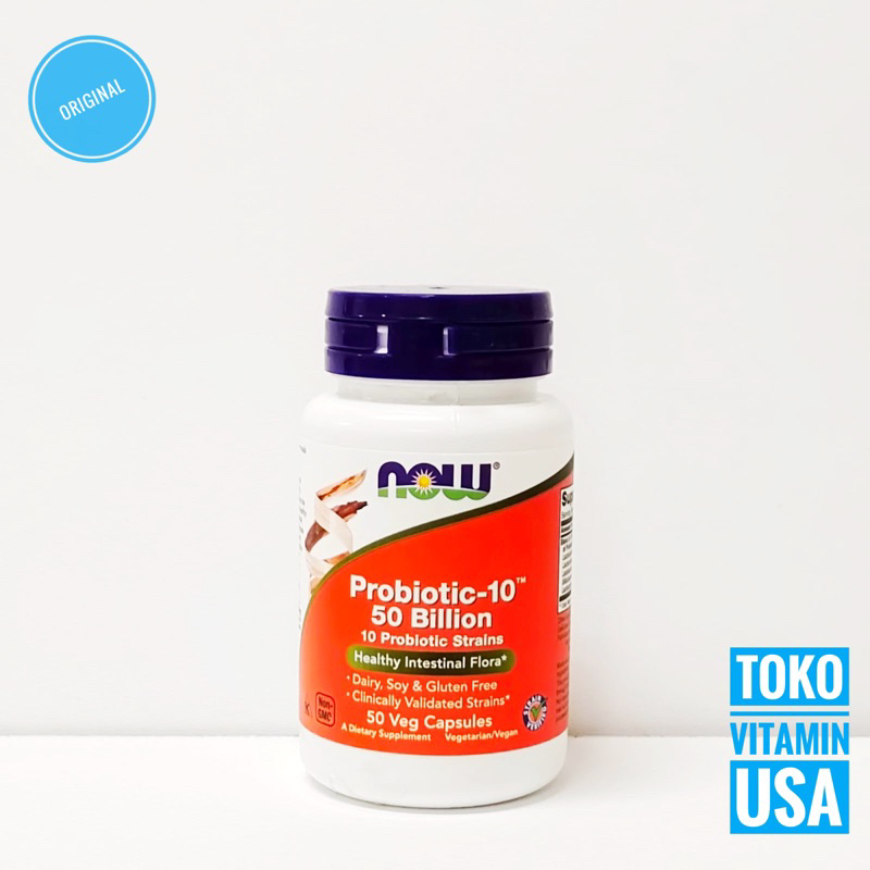 Now Foods Probiotic 10 50 Billion 50 Veg Capsules Now Probiotic