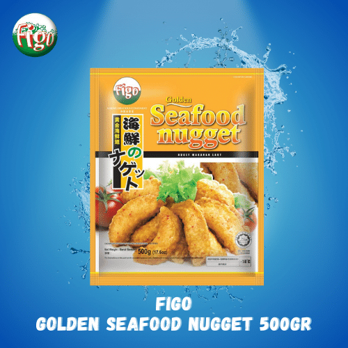 

GOLDEN SEAFOOD NUGGET ( FIGO ) | NUGGET | SEAFOOD | PRODUK IMPOR | FROZEN FOOD