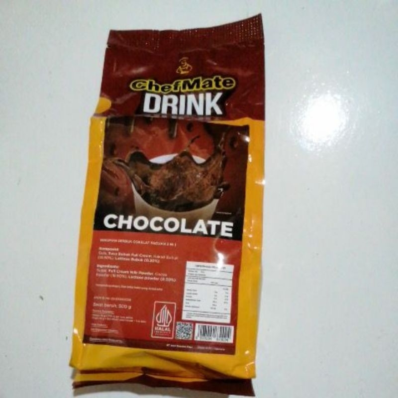 

Bubuk cokelat / chocolate Powder Chefmate Drink 500 gram