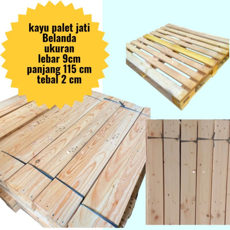 kayu palet jati Belanda murah
