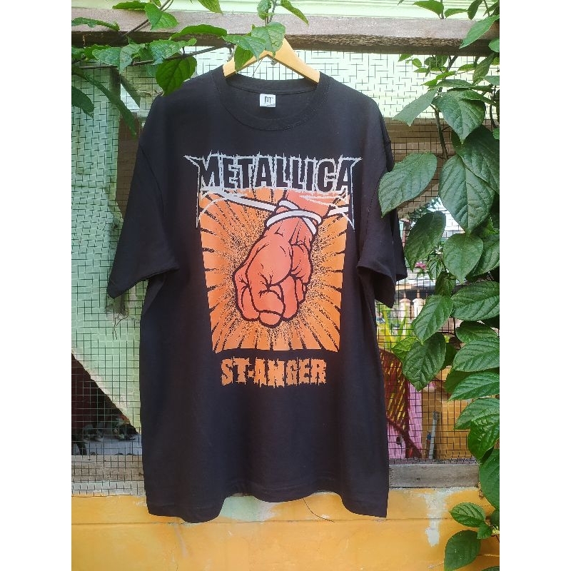 kaos band Thrash Metal Metallica Fan Made St. Anger Tour 2003-2004