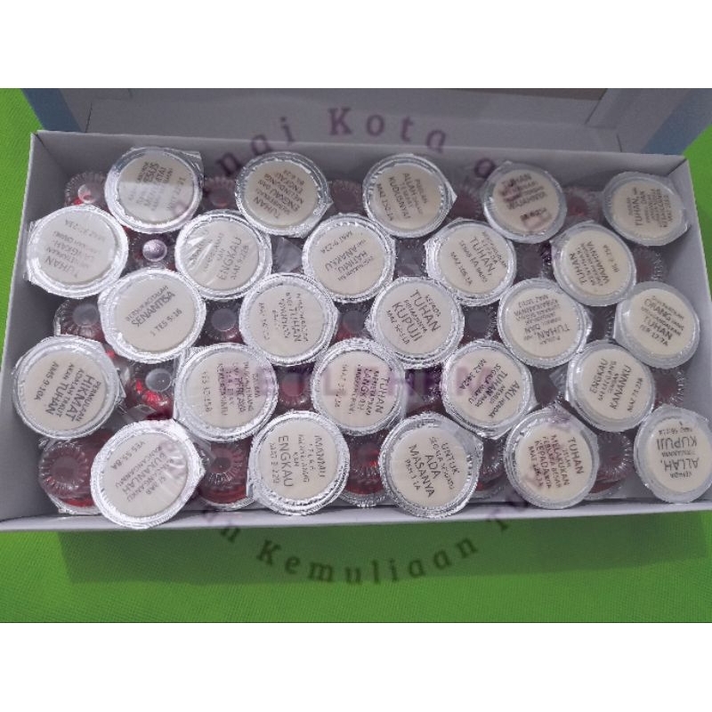 

Anggur cup + Hosti Ayat Kecil isi 100 pcs