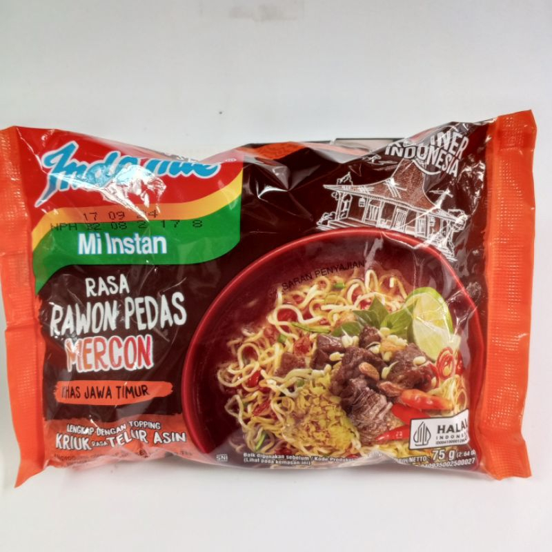 

INDOMIE RAWON PEDAS MERCON