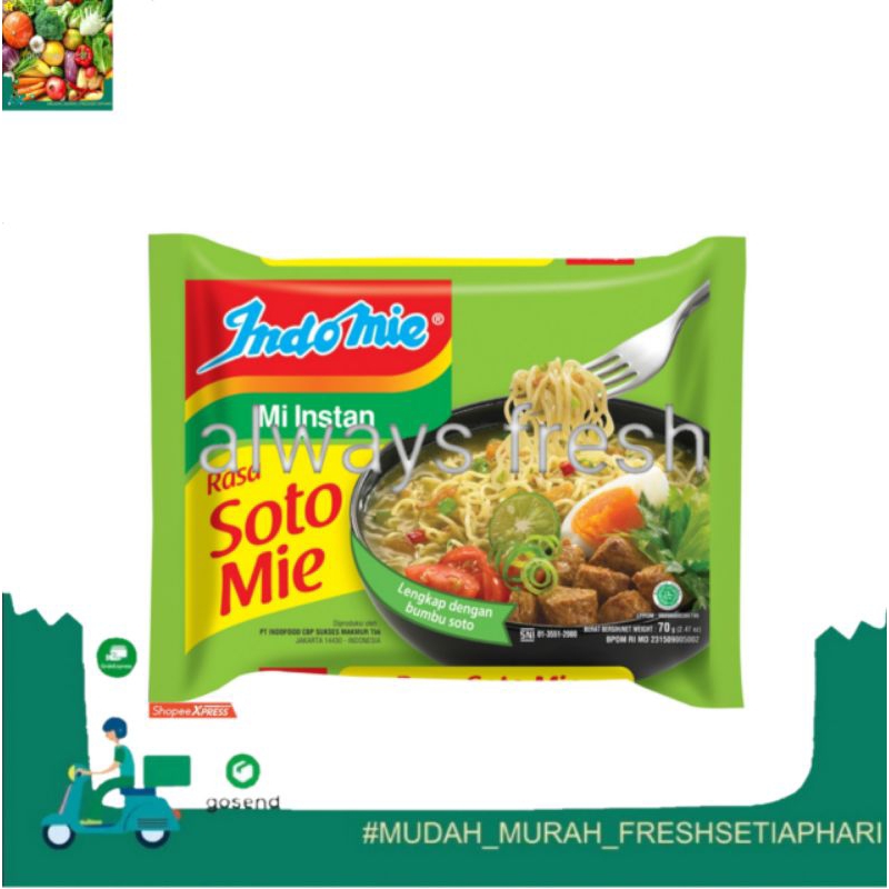 

indomie soto 70g - always fresh