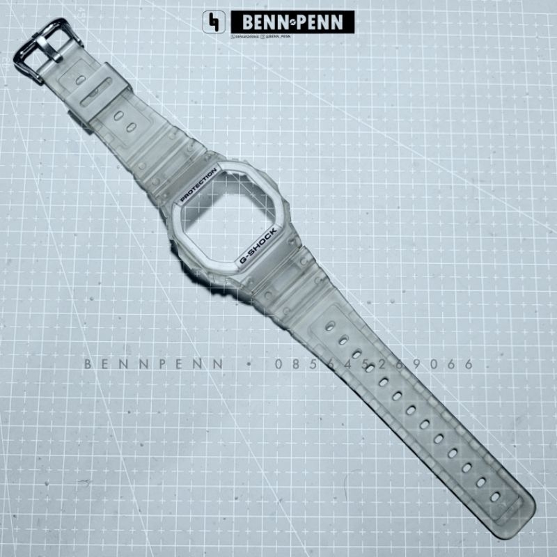 BEZEL STRAP LEBAR DW 5600 SMOKE BNB JAM TANGAN CASIO G SHOCK