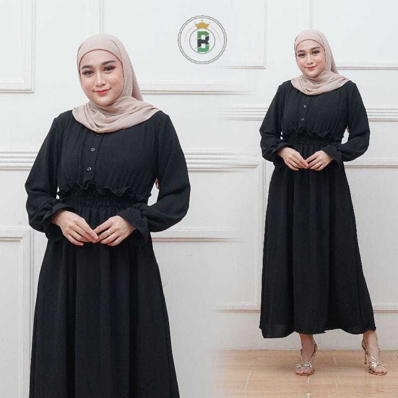 gamis crinkle terbaru 2024 Leia dress gamis murah tapi mewah gamis dewasa Simple Elegan mewah