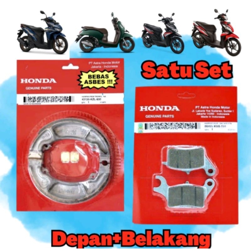 KAMPAS REM BEAT FI SCOOPY FI VARIO 125 BEAT DELUXE BEAT STREET / KAMPAS REM DEPAN