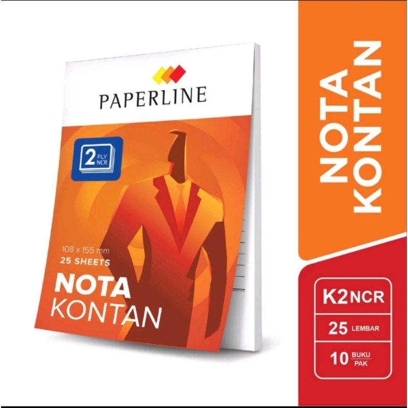 

Nota Kontan Ncr 2 Rangkap / 2 ply Kecil Paperline