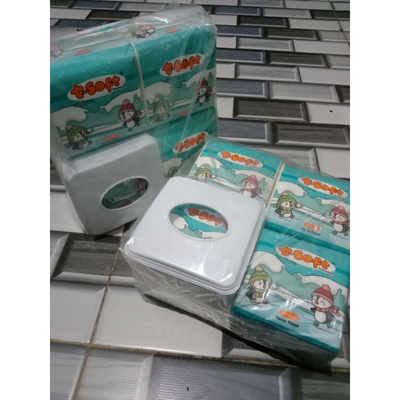 T-soft pop up 200 (1 bag isi 4 free kotak tisu)