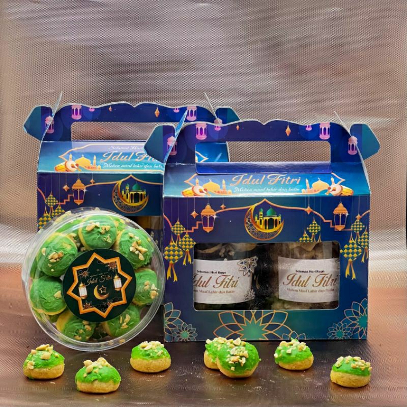 

Kue Kering Lebaran Green Tea Kacang Mini 250gr