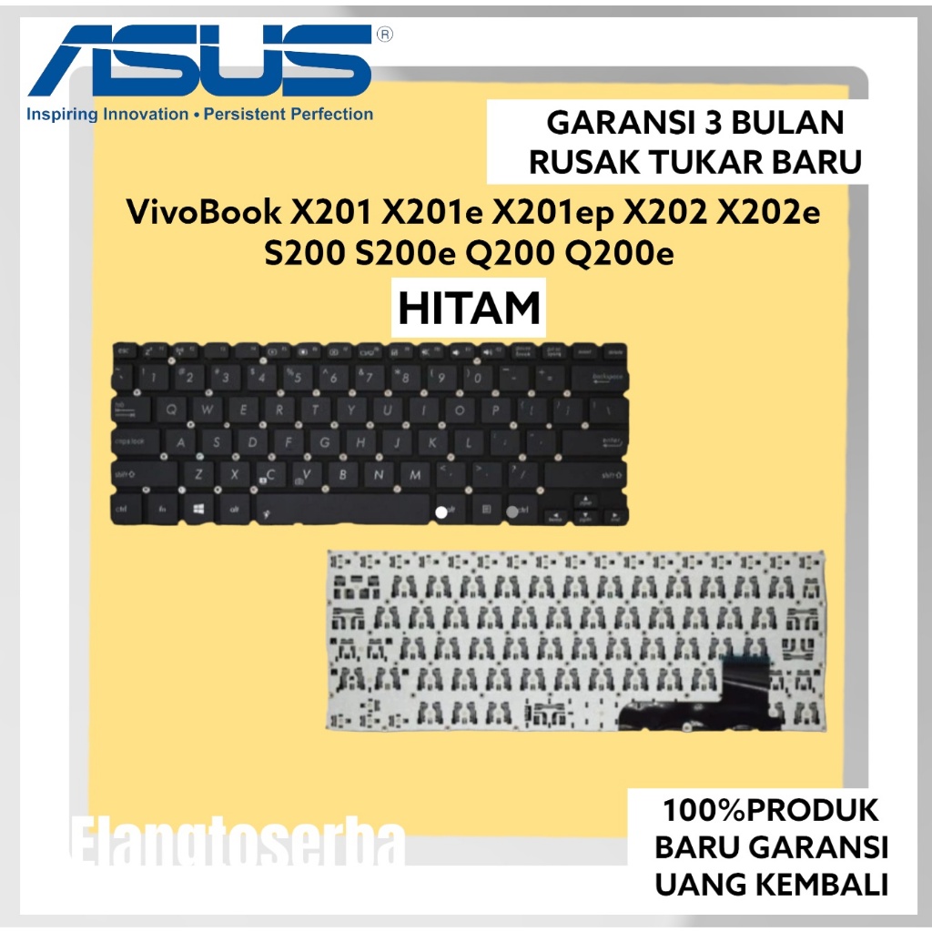 keyboard asus X201 X201E S200 S200e X202 X202E S202  E202 E202M E202MA E202S E202SA TP201SA Black