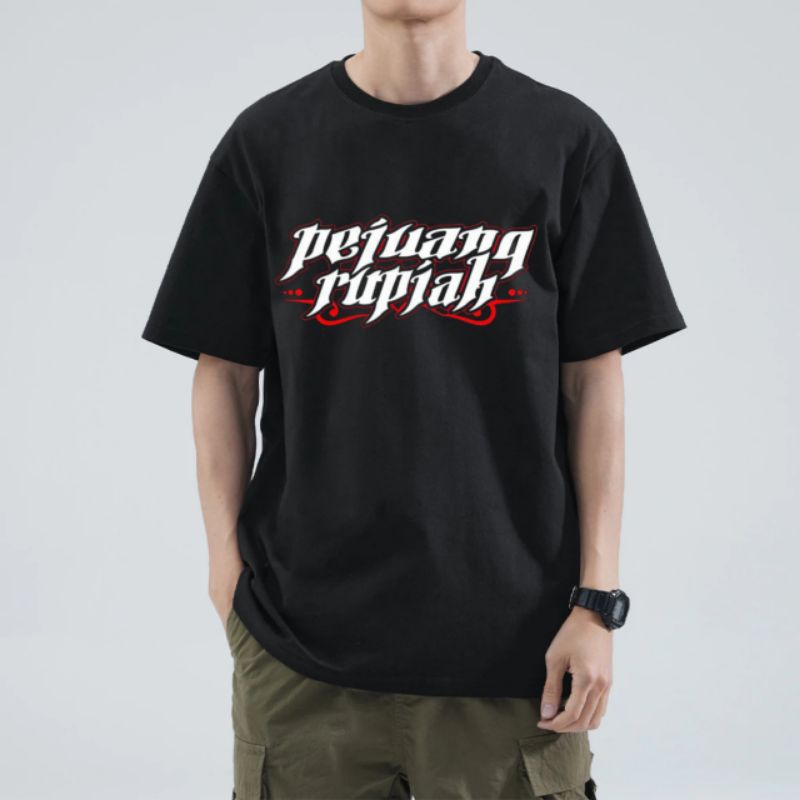 Kaos baju  Pejuang Rupiah cowok/t-shirt lengan pendek Pejuang Rupiah cowok