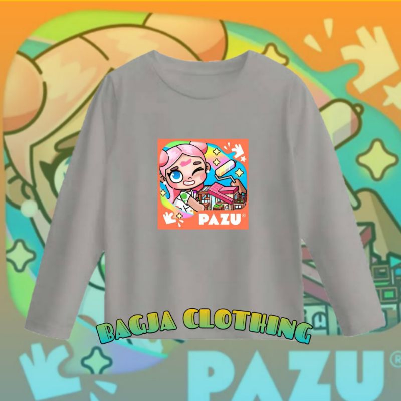 kaos anak tangan panjang avatar world pazu