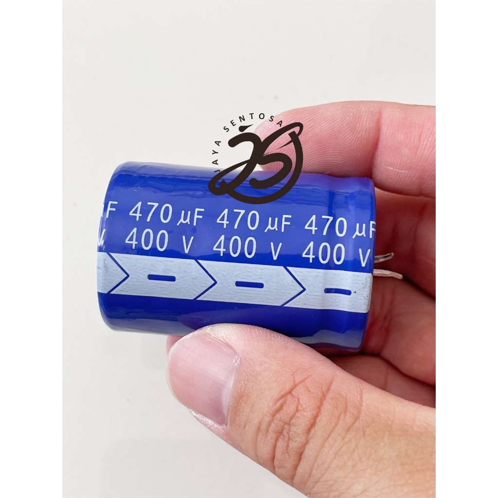ELCO 470UF 400V (1 BUAH) KAPASITOR CAPACITOR ELCO KAPASITOR ELKO KAPASITOR 470 UF 400 V ups st