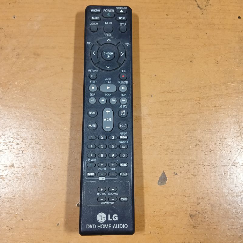 Remote compo LG akb70877911 bekas normal original