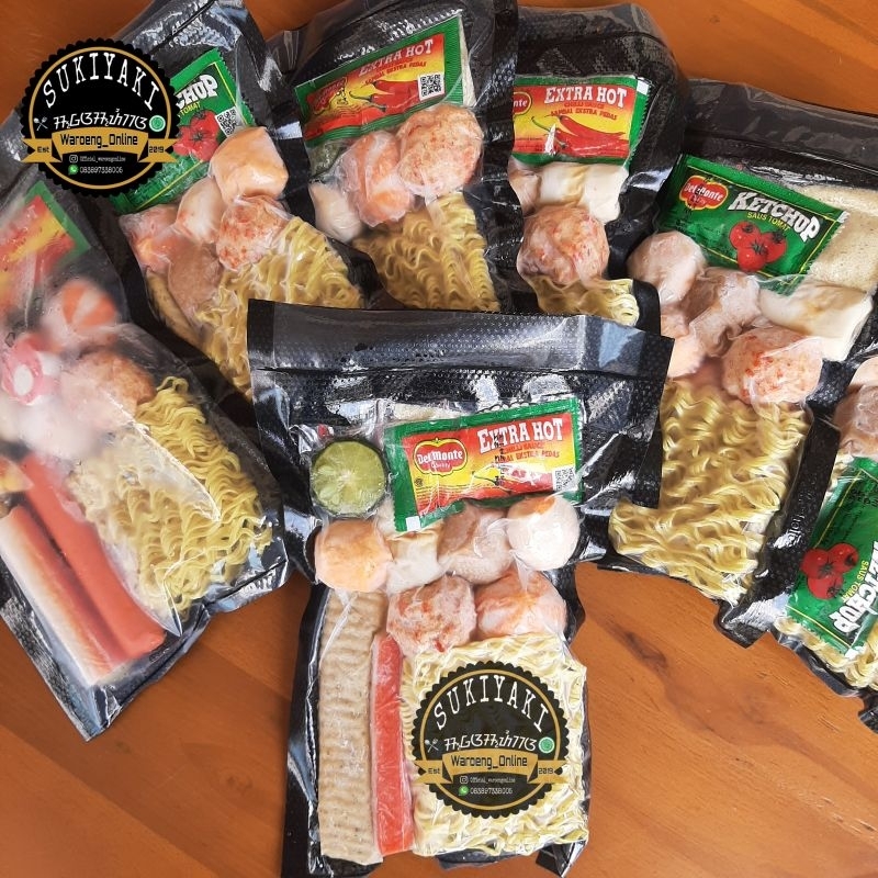 

COD SUKIYAKI TOMYUM SEAFOOD VACUM ISI 10 ITEM REAL PIC 250GR