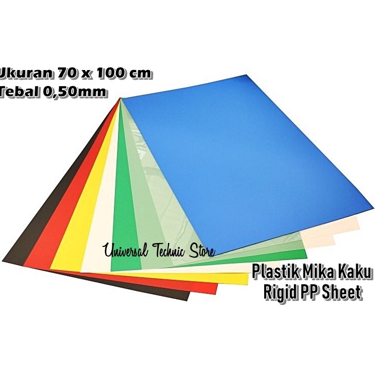 Banyak dicari Plastik Mika Kaku PP Cover Agenda Grosir 7cm x 1cm Tebal 5mm