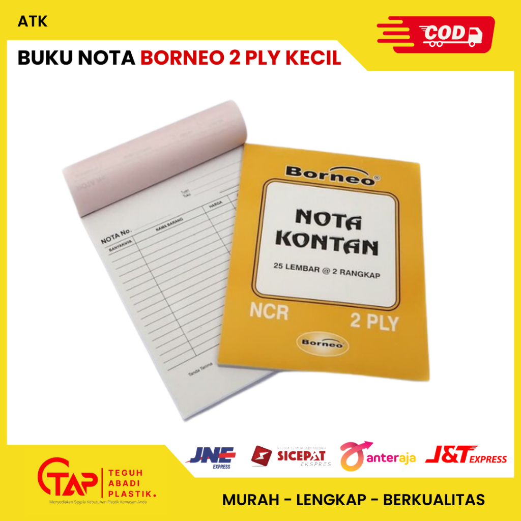 

Buku Nota Borneo 2 ply Kecil