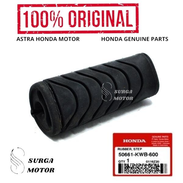 Karet Pijakan Kaki Rubber Foot Step Blade Revo 110 Supra X 125 FI KWB 2008 2011 2014 2022 Original A