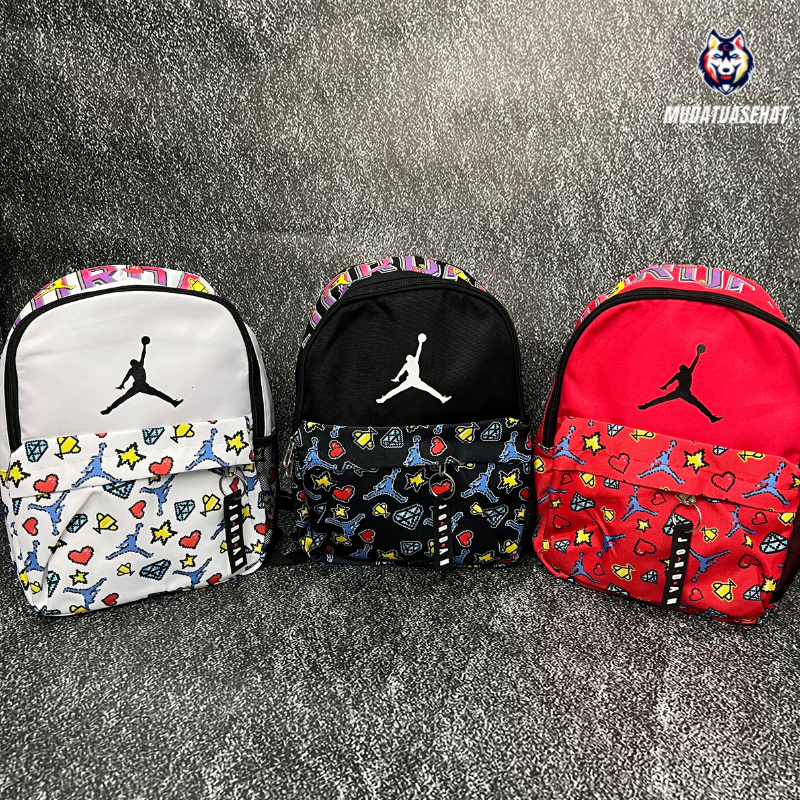 AIR JORDAN DIAMOND MINI BACKPACK / TAS RANSEL JORDAN ANAK /  BAGPACK / TAS SEKOLAH / TAS KULIAH / TA