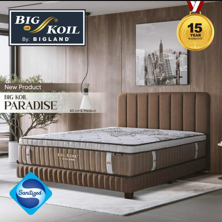 Manado Springbed Big Koil By Bigland PARADISE T40 (Foam Encasement) - KASUR MATRAS