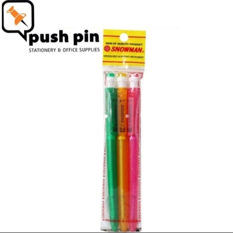 

Snowman Pen / Pulpen / Pena V7 Set 3'S