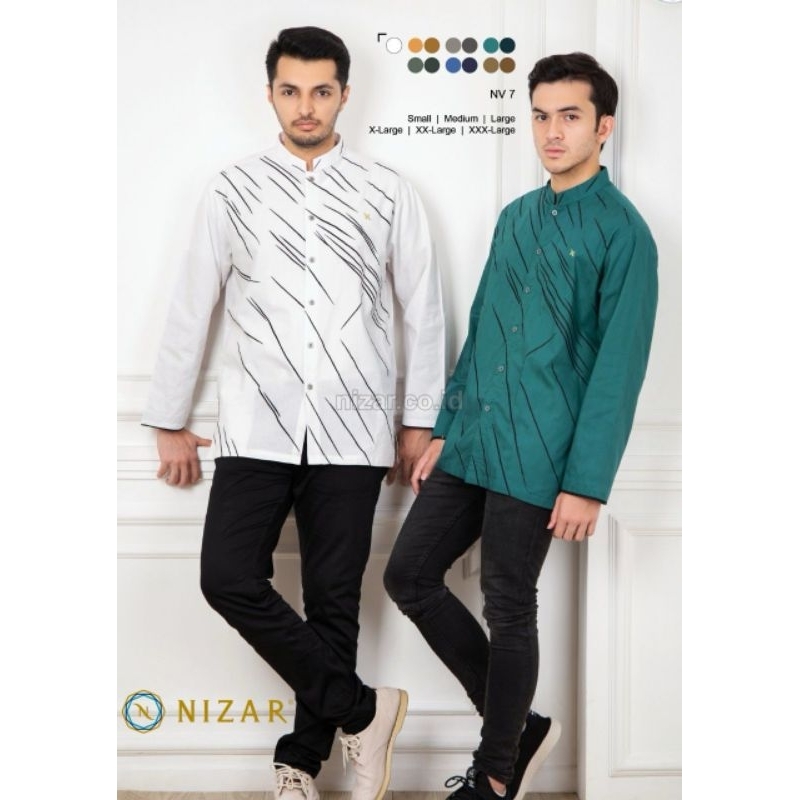 JUMBO Baju Koko Nizar Bordir NV 7
